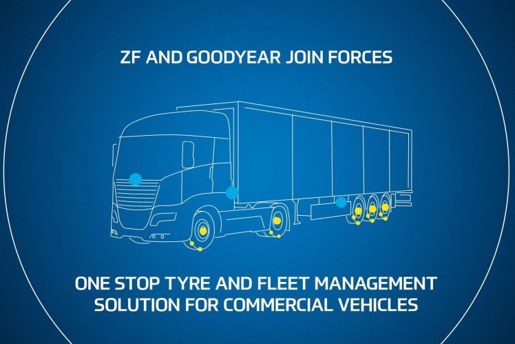 FIRMY ZF I GOODYEAR ŁĄCZĄ SIŁY, ABY WSPÓLNIE OFEROWAĆ ULEPSZONE ROZWIĄZANIA W ZAKRESIE ZARZĄDZANIA OPONAMI I FLOTĄ POJAZDÓW UŻYTKOWYCH NA TERENIE CAŁEJ EUROPY